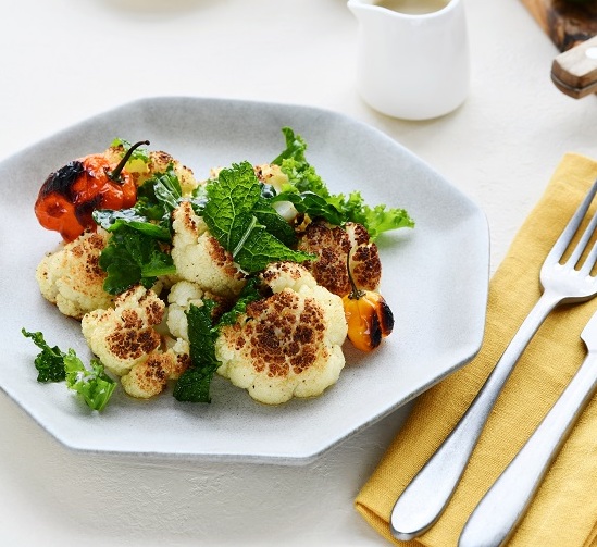 ყვავილოვანი კომბოსტო აფრიკული ცხარე წიწაკით