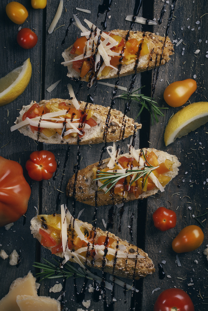 ბოსტნეულის მინი-სენდვიჩები