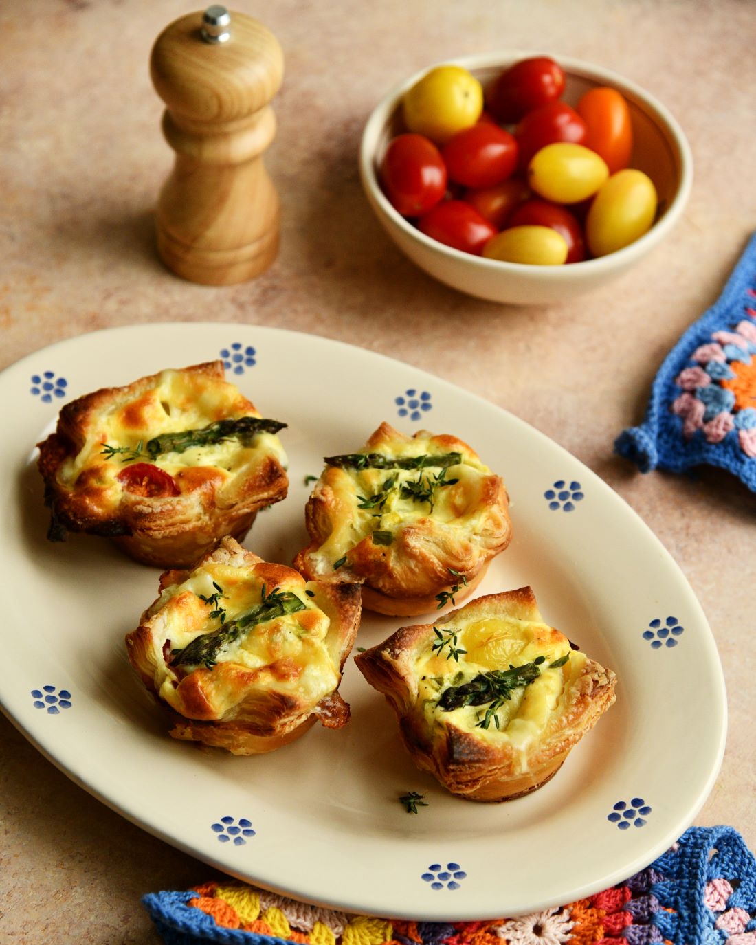 ჩერი პომიდვრის კალათები