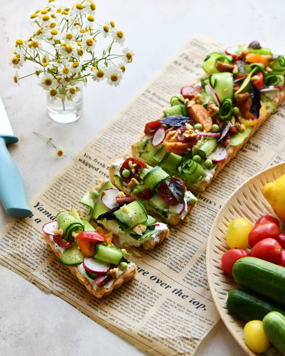 ბოსტნეულის ტარტი ნადუღით