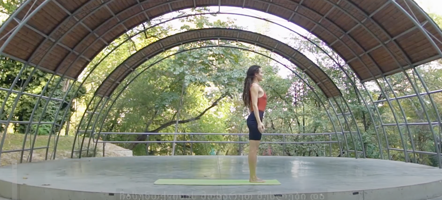 იოგა – მზის მისალმება (B ვარიაცია)