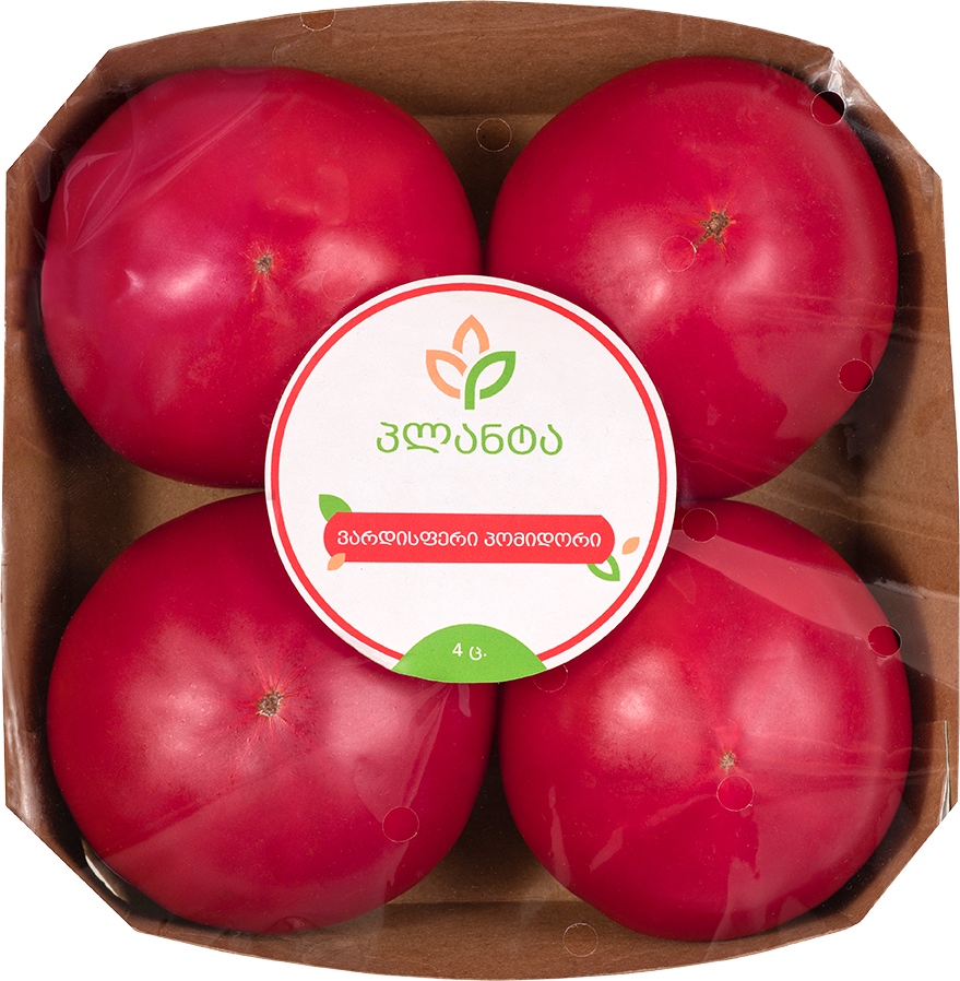 ვარდისფერი პომიდორი 4ც.